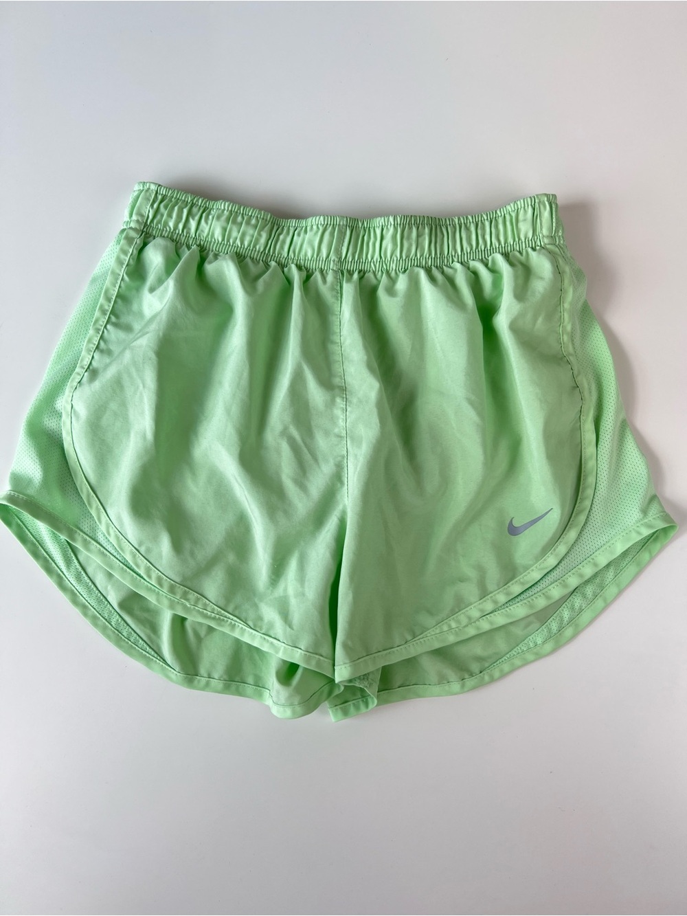 Nike Light Green Dri Fit Running Shorts size Small